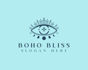 Celestial Boho Eye logo design