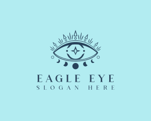 Celestial Boho Eye logo design