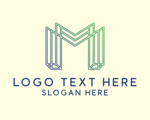 Tech Company Letter M  Logo
