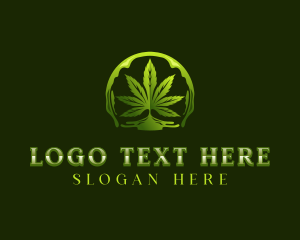 Hemp Product - Herbal Marijuana Medication logo design