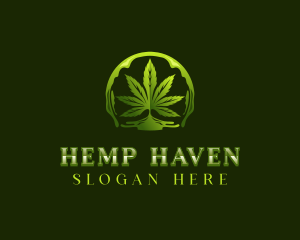 Herbal Marijuana Medication logo design