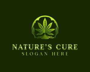 Herbal Marijuana Medication logo design