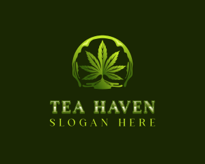 Herbal Marijuana Medication logo design