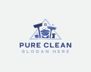 Home Cleaning Housekeeping logo design