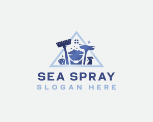 Home Cleaning Housekeeping logo design