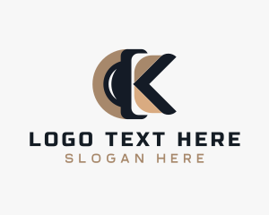 Firm - Creative Agency Letter K logo design