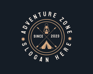 Outdoor Camping Adventure logo design