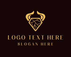 Crystal - Diamond Horn Jewelry logo design