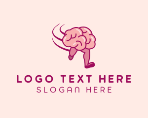 Running - Running Brain Genius logo design