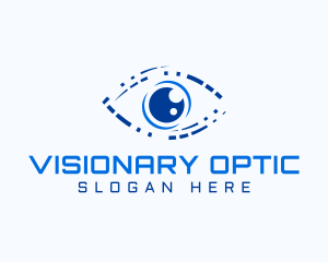 Optic - Optic Eye Tech logo design