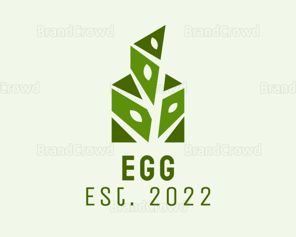 Geometric Plant Gardening Logo