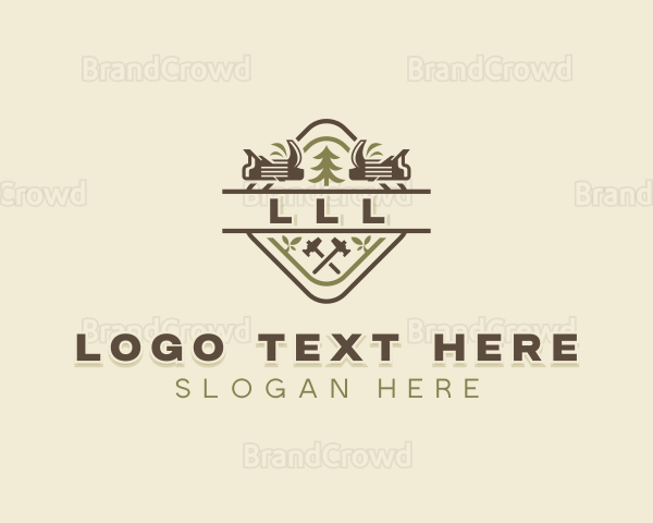 Carpentry Woodwork Construction Logo