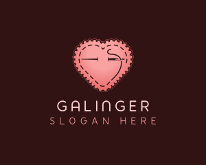 Heart Sewing Tailor Logo