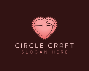 Heart Sewing Tailor logo design