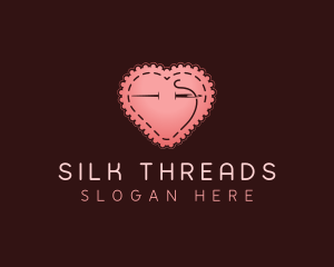 Heart Sewing Tailor logo design