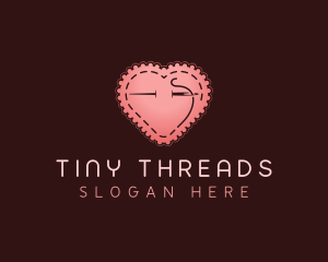 Heart Sewing Tailor logo design