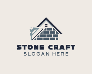 Masonry House Brick logo design