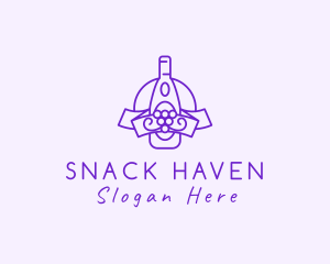 Wine Grape Liqueur logo design