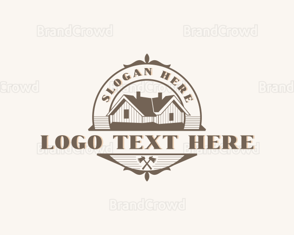 Residential House Roof Logo