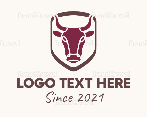 Bull Farm Badge Logo