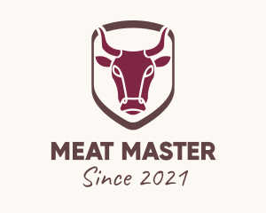 Bull Farm Badge logo design