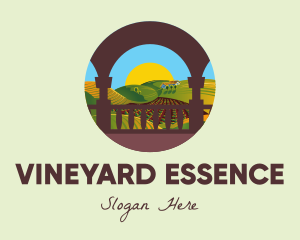 Vineyard Field Estate logo design