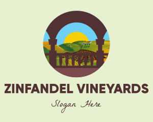 Vineyard Field Estate logo design