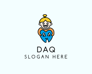 Pediatric Dental Cartoon Logo