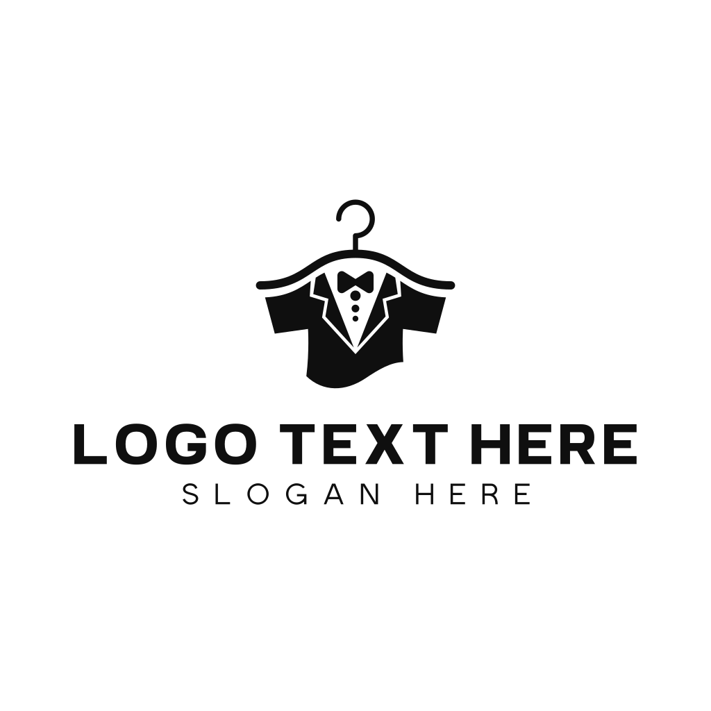 Tuxedo Dry Cleaner Laundry Logo | BrandCrowd Logo Maker