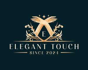 Elegant Hand Massage logo design