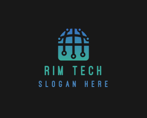 International Tech Globe logo design