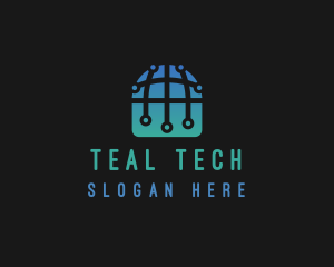 International Tech Globe logo design