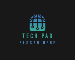 International Tech Globe logo design