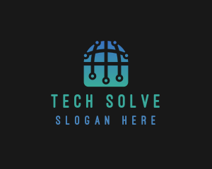 International Tech Globe logo design