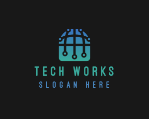 International Tech Globe logo design