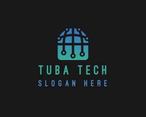 International Tech Globe logo design