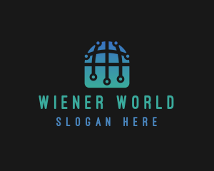 International Tech Globe logo design