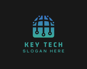 International Tech Globe logo design