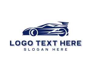Auto Detail - Transport Sports Car logo design