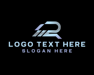Tech - Modern Tech Business Letter R logo design