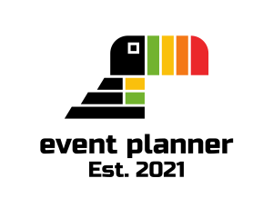 Animal - Colorful Toucan Pyramid logo design