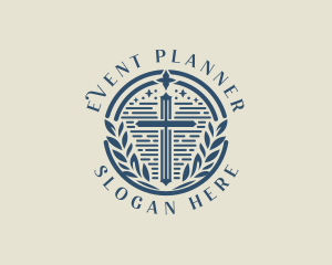 Leaf - Cross Leaf Ministry logo design