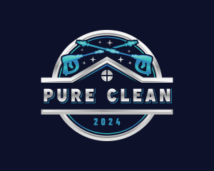 Clean Pressure Washing  logo design