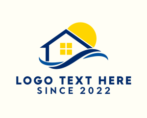 Sun - Residential Housing Contractor logo design
