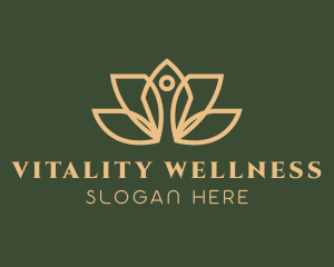 Flower Beauty Wellness logo design