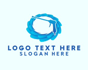 Cleaning - Aqua Water Cleaner logo design