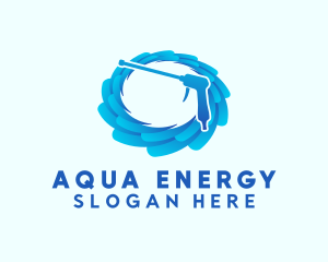 Aqua Water Cleaner logo design