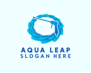 Aqua Water Cleaner logo design