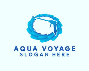 Aqua Water Cleaner logo design