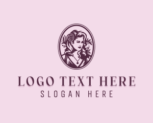 Vintage - Woman Beauty Skincare logo design